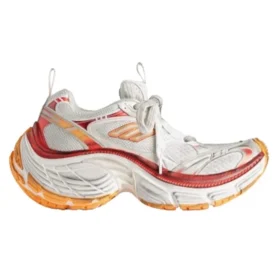 10XL-Sneakers «White Red and Orange Mesh TPU and Rubber» 792778W2MV29670