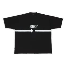 360 Tubular T-skjorte Oversized «Black» 720501TNVD51070
