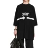 360 Tubular T-skjorte Oversized «Black» 720501TNVD51070