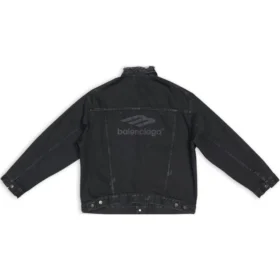 3B Sports Icon-Denim-jakke, stor passform «Svart» 704298TBP471029