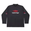 3B Sports Icon langermet T-skjorte i oversized-modell «Black Red White» 720250TPVD71470
