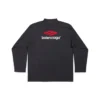 3B Sports Icon langermet T-skjorte i oversized-modell «Black Red White» 720250TPVD71470