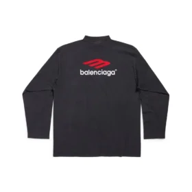 3B Sports Icon langermet T-skjorte i oversized-modell «Black Red White» 720250TPVD71470