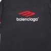 3B Sports Icon langermet T-skjorte i oversized-modell «Black Red White» 720250TPVD71470