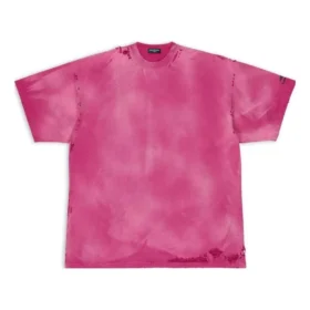3B Sports Icon Repaired Oversized T-skjorte «Dark Fucshia» 704056TMVA50556