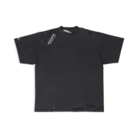 3B Sports Icon Repaired Oversized T-skjorte «Washed Black» 704056TMVA59034