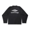 3B Sports Icon Ski langermet T-skjorte, stor passform «Black» 779988TPVQ51000