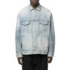 3B Sports vintage-Denim-jakke, stor passform «Light Blue» 704299TJW798469