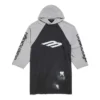 3B Stencil Raglan-T-skjorte med hette, oversized «Black» 790403TQVT51083