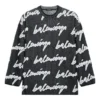 3D Scribble Crewneck bomullstrøye «Black» 625985T31801070