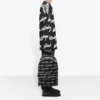 3D Scribble Crewneck bomullstrøye «Black» 625985T31801070