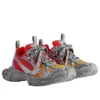 3XL Gradient-Sneakers «Hvit Rød Oransje» 734734W3XGM6711