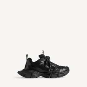 3XL-sneaker for menn i svart