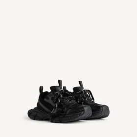 3XL-sneaker for menn i svart