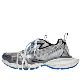 3XL-Sneakers «Grå, hvit og blå mesh og polyuretan» 734734W3XL51214