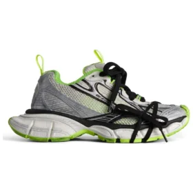 3XL-Sneakers «Grå, svart, grønn, mesh og polyuretan» 734734W3XL69031