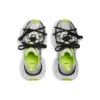 3XL-Sneakers «Grå, svart, grønn, mesh og polyuretan» 734734W3XL69031