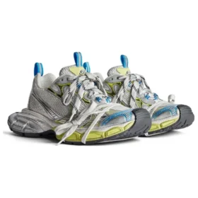 3XL-Sneakers «Hvit, gul og blå mesh» 734731W3XL59074