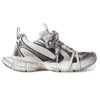 3XL-Sneakers «Hvit og svart mesh og polyuretan» 734734W3XL49710