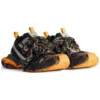 3XL-Sneakers «Svart, oransje, grå mesh og polyuretan» 734734W3XL31178