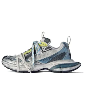 3XL-Sneakers «White Blue Yellow Mesh» 734734W3XL59047