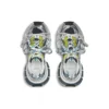 3XL-Sneakers «White Blue Yellow Mesh» 734734W3XL59047