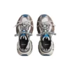 3XL-Sneakers «Worn Out Grey White and Blue Mesh and Polyurethane» 734734W3XL71214