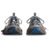 3XL-Sneakers «Worn Out Grey White and Blue Mesh and Polyurethane» 734734W3XL71214
