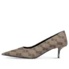 60 mm Square Knife BB Monogram-pumps «Tan» 707353W2I103020