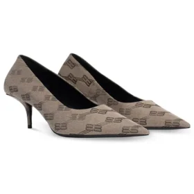60 mm Square Knife BB Monogram-pumps «Tan» 707353W2I103020