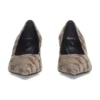 60 mm Square Knife BB Monogram-pumps «Tan» 707353W2I103020