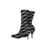 80 mm spandex-støvler med monogramlogo «Black» 549784W1P601264