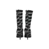 80 mm spandex-støvler med monogramlogo «Black» 549784W1P601264