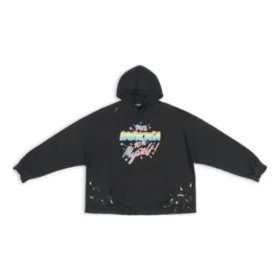 90/10 Hettegensere med vid passform «Washed Black» 674986TMVH41055