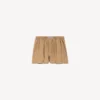 A-linje-boxershorts for kvinner i sandbeige