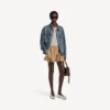 A-linje-boxershorts for kvinner i sandbeige