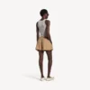A-linje-boxershorts for kvinner i sandbeige