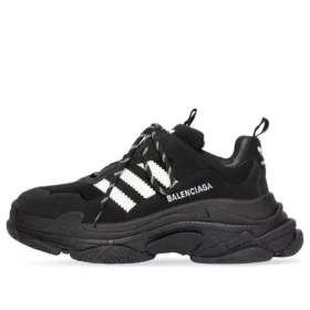 Adidas x Balenciaga Triple S-Sneakers «Black White» 712821W2ZB21090
