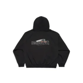 AI-generert hettegenser «Black White» 767877TQVF99034