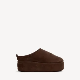 Alaska Soft-mules med plattform for kvinner i lys espresso