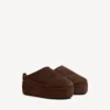 Alaska Soft-mules med plattform for kvinner i lys espresso