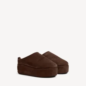 Alaska Soft-mules med plattform for kvinner i lys espresso