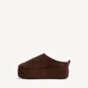 Alaska Soft-mules med plattform for kvinner i lys espresso
