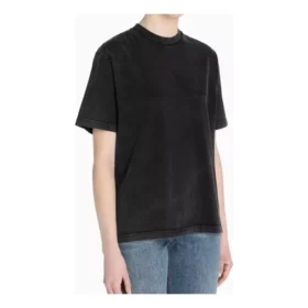 Alfabetlogo-trykk, kort ermet, unisex, grå 594599THV851140