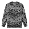 All Over Balenciaga Paris Intarsia-genser «Black White» 599826T31701070