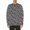 All Over Balenciaga Paris Intarsia-genser «Black White» 599826T31701070