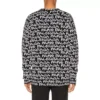 All Over Balenciaga Paris Intarsia-genser «Black White» 599826T31701070
