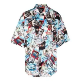All Over Cities Minimal-skjorte «Multicolor» 681813TML058470