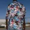All Over Cities Minimal-skjorte «Multicolor» 681813TML058470