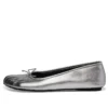 Anatomiske ballerinasko «Silver Shiny Soft Sheepskin» 714260WBFA18001